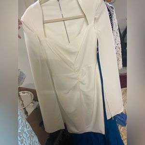 White cocktail dress